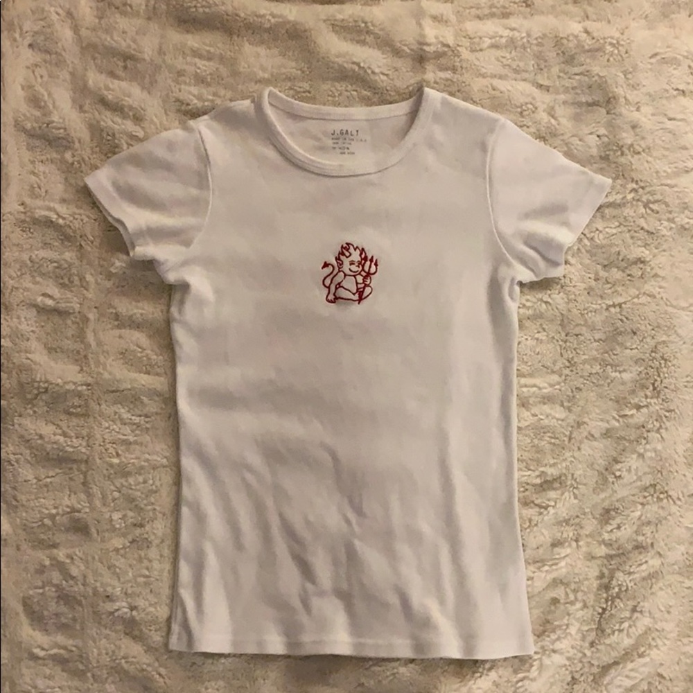 J. GALT tee shirt with cartoon devil!